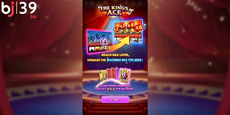 The King's Ace BJ39 là game có đồ họa bắt mắt cùng tỷ lệ thưởng hấp dẫn